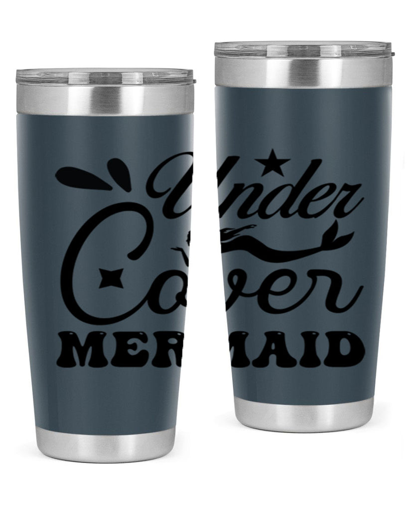 Under cover mermaid 646#- mermaid- Tumbler
