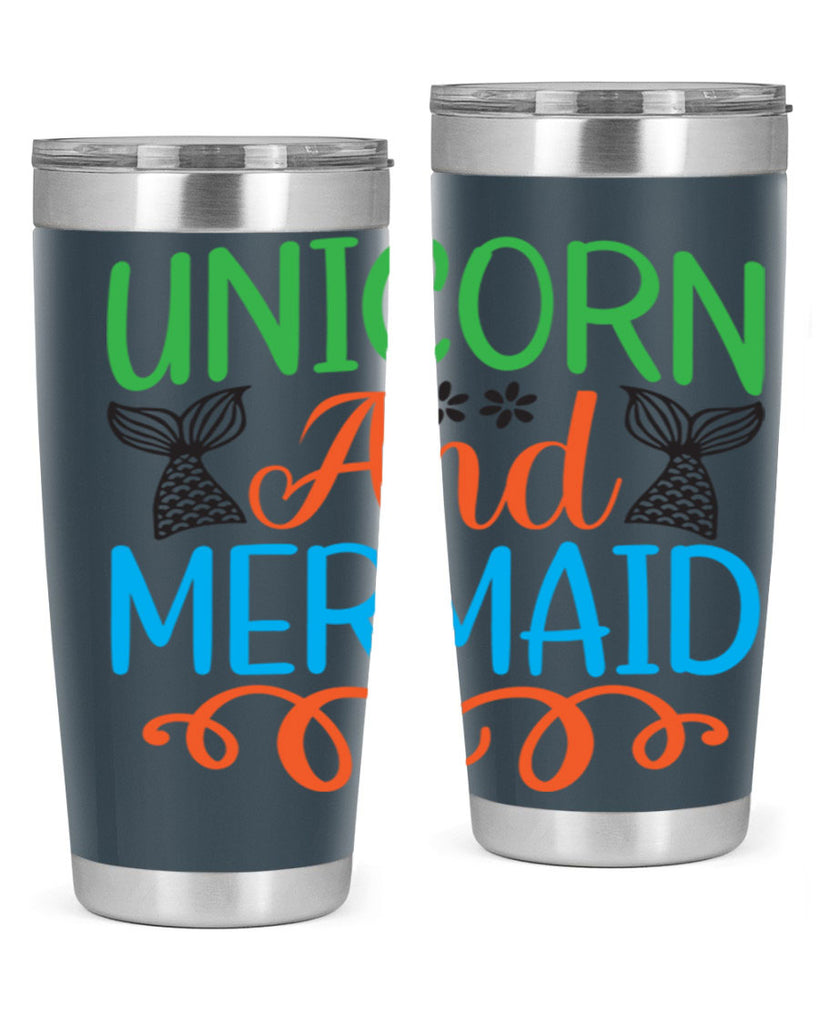 Unicorn And Mermaid 659#- mermaid- Tumbler