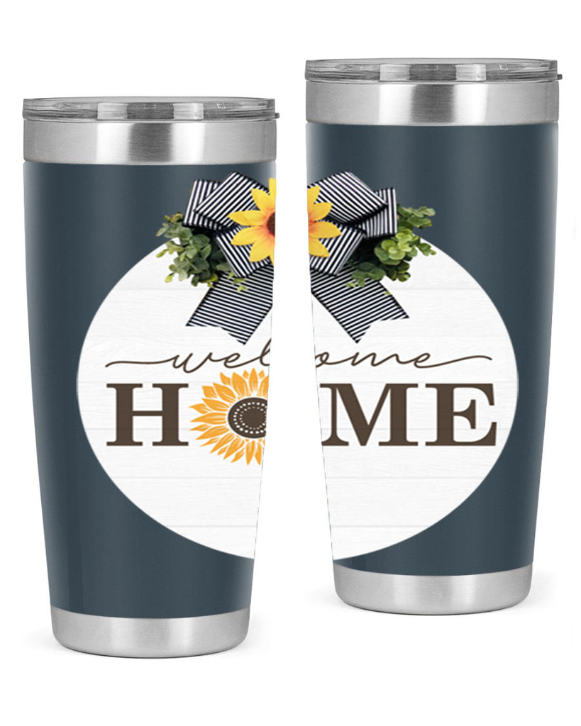 Welcome Home sunflower Mockup572#- spring- Tumbler