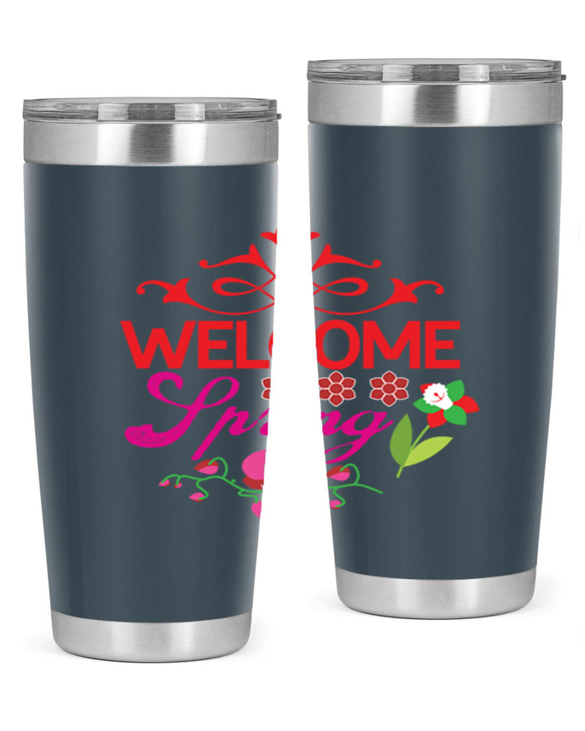 Welcome Spring 580#- spring- Tumbler