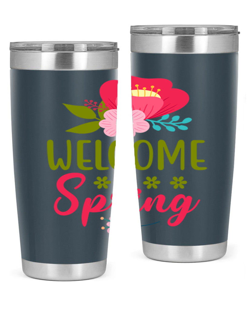 Welcome Spring 582#- spring- Tumbler