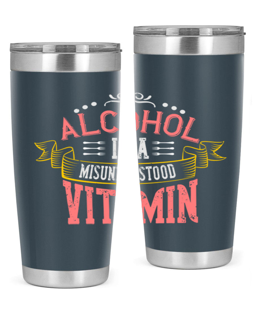 alcohol is a misunderstood vitamin 50#- cooking- Tumbler