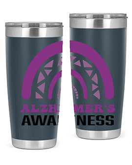 alzheimers awareness style 42#- alzheimers- Tumbler