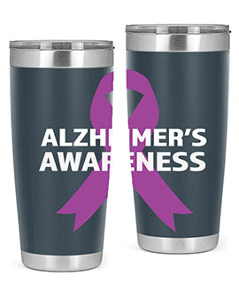 alzheimers awareness style 78#- alzheimers- Tumbler