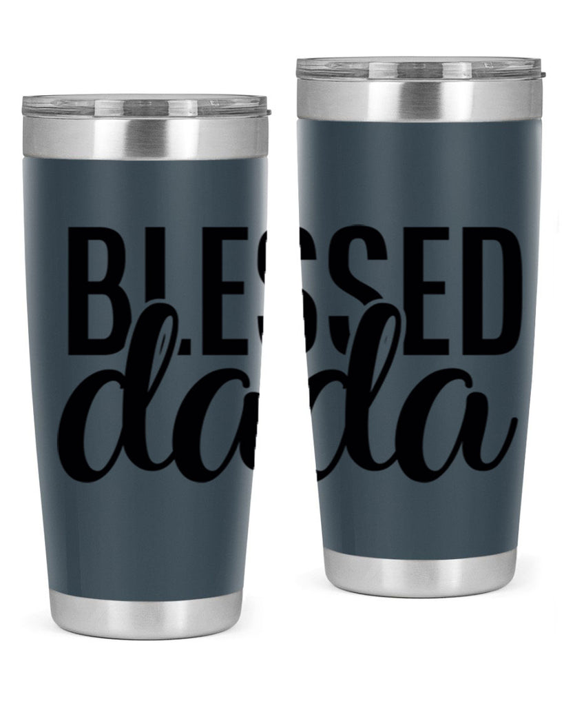 blessed dada 34#- dad- Tumbler