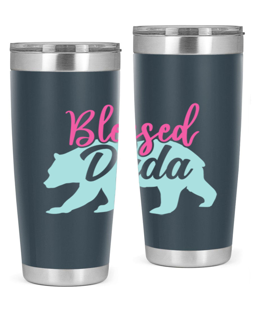 blessed dada 35#- dad- Tumbler