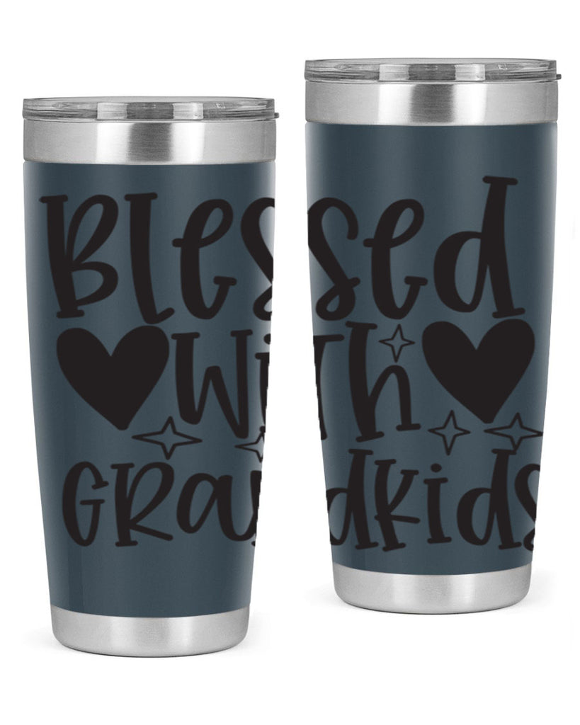 blessed with grandkids 415#- mom- Tumbler