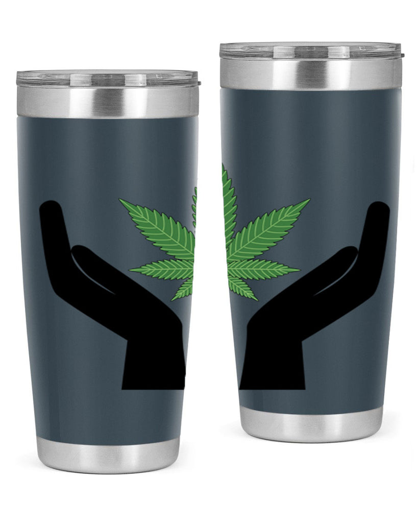 cannabis hands 44#- marijuana- Tumbler