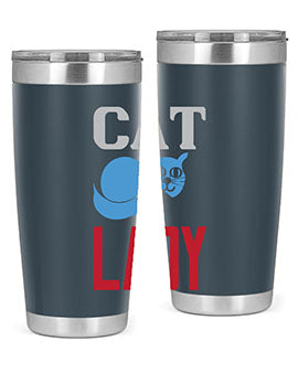 cat lady Style 31#- cat- Tumbler