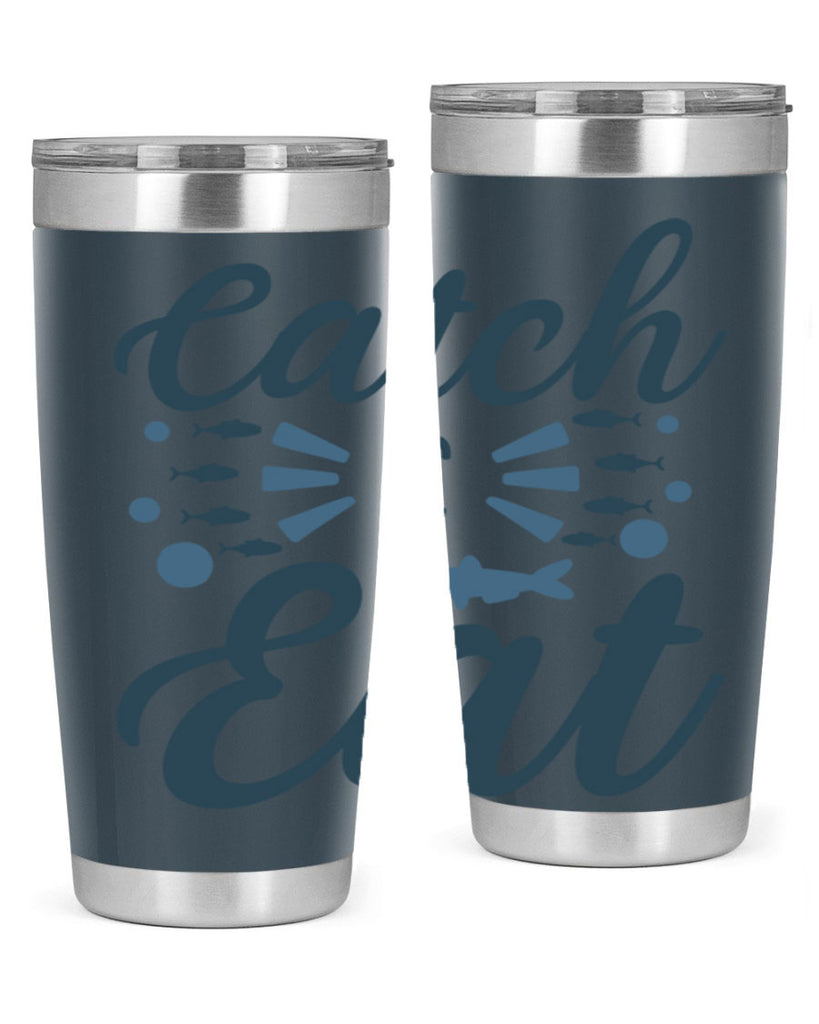 catch eat 173#- fishing- Tumbler