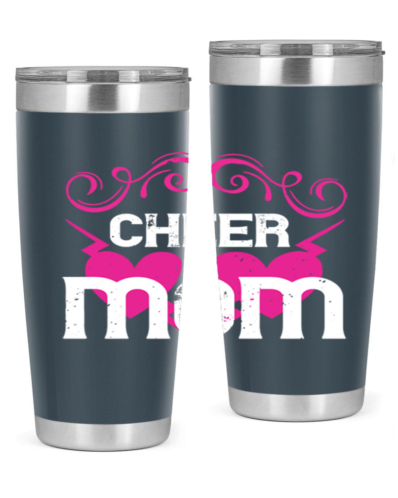 cheer mom 194#- mom- Tumbler