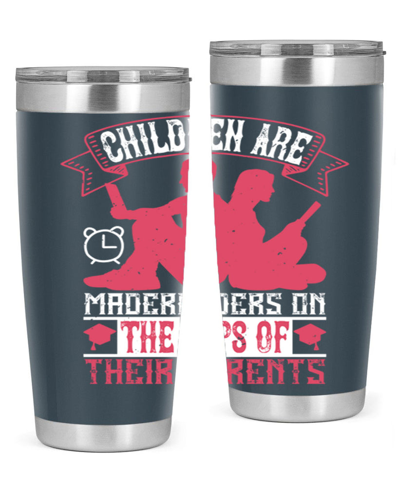 children are made readers on the laps of their parents 73#- reading- Tumbler