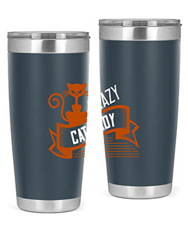 crazy cat lady Style 43#- cat- Tumbler