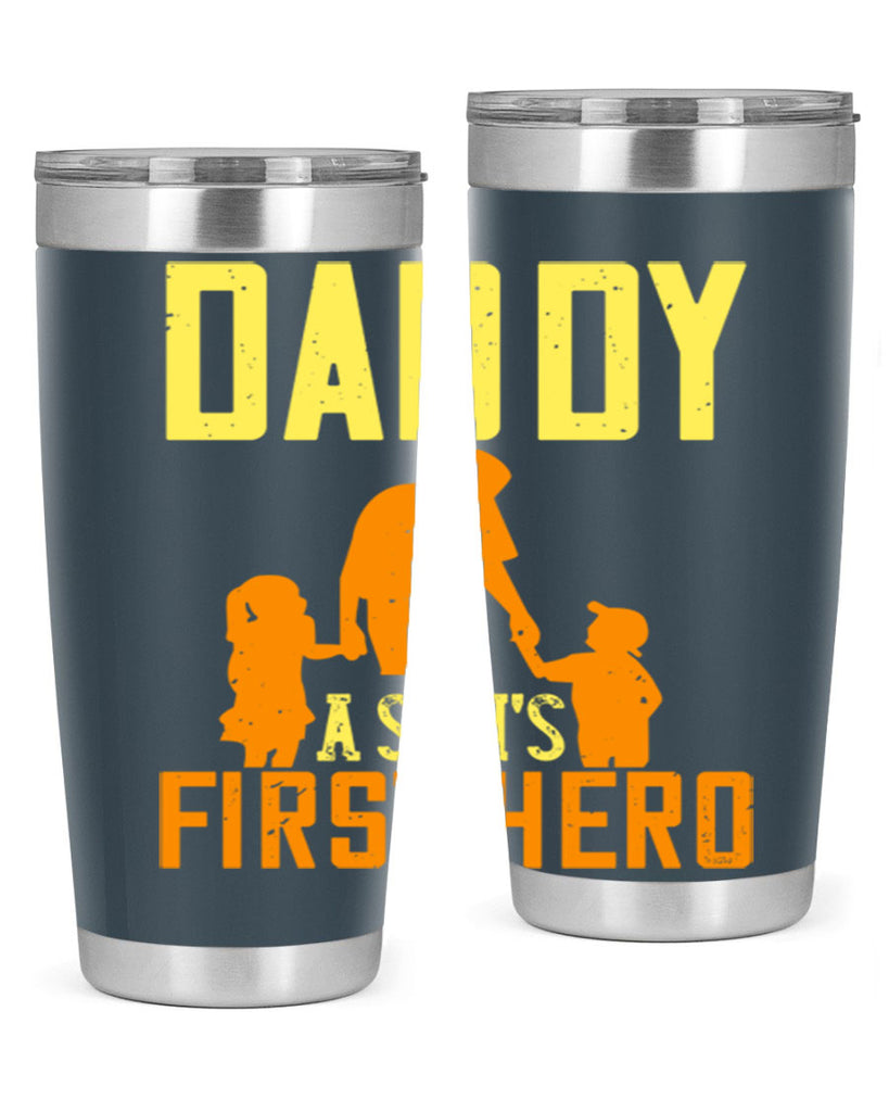 daddy a sons first hero 249#- fathers day- Tumbler