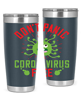 dont panic coronavirus free Style 43#- corona virus- Cotton Tank