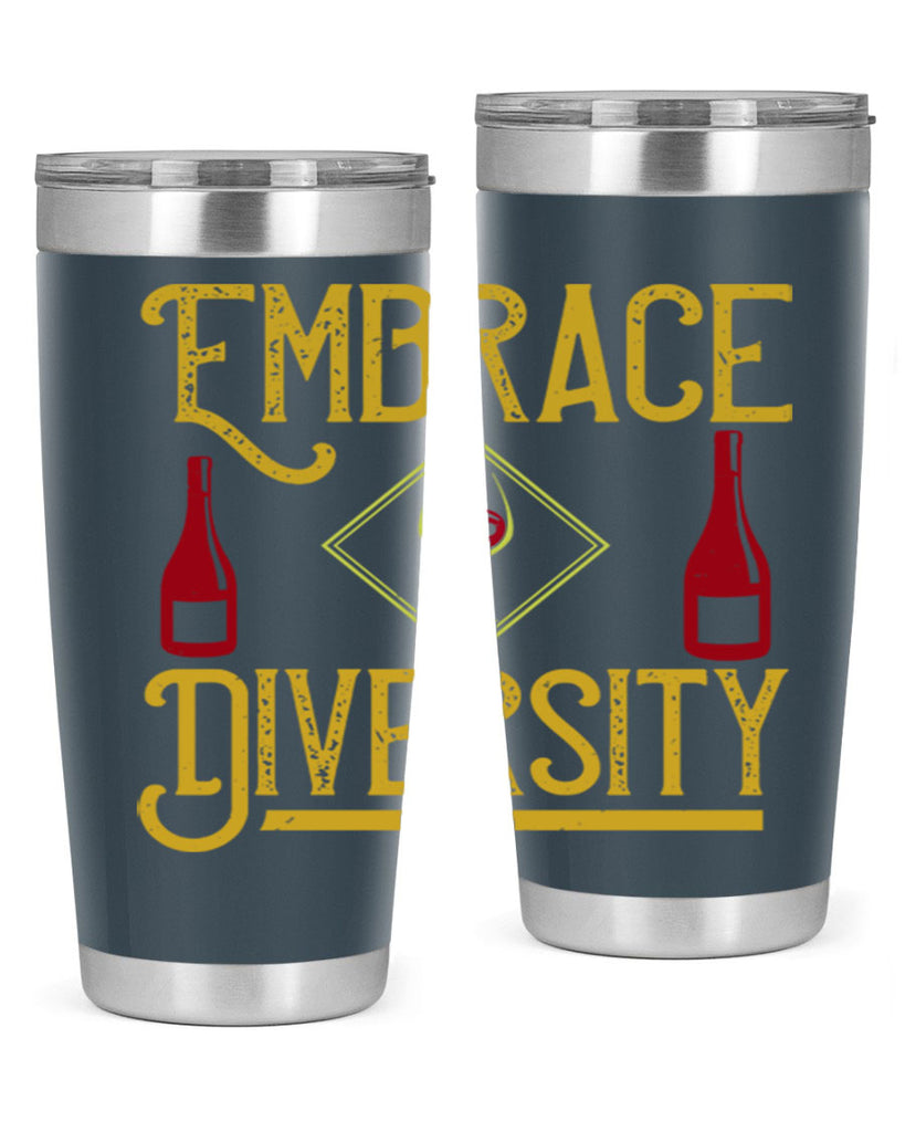 embrace diversity 218#- wine- Tumbler