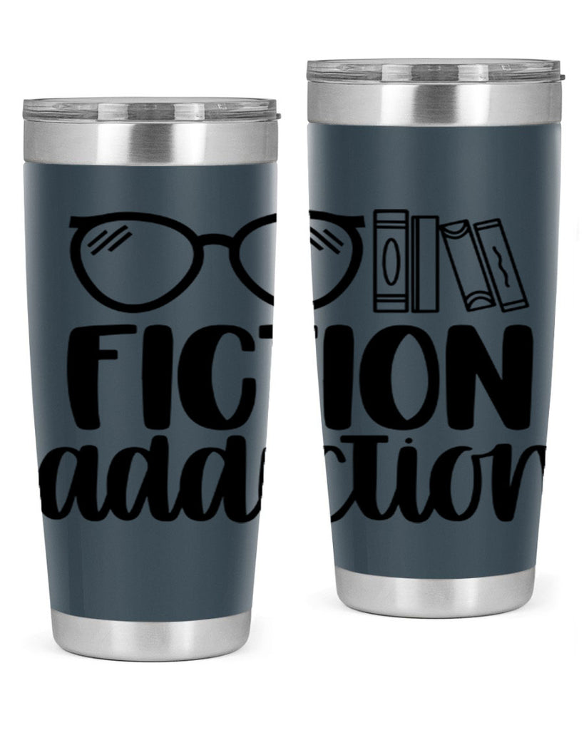 fiction addiction 40#- reading- Tumbler