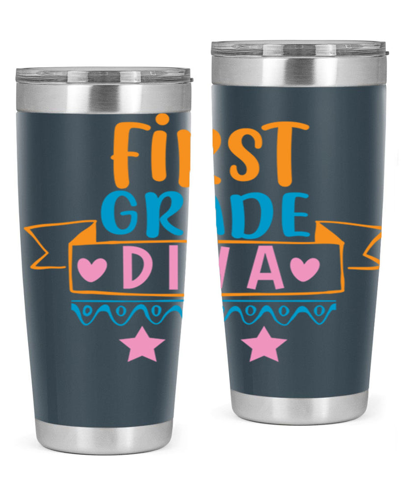 first grade diva 23#- 1st grade- Tumbler