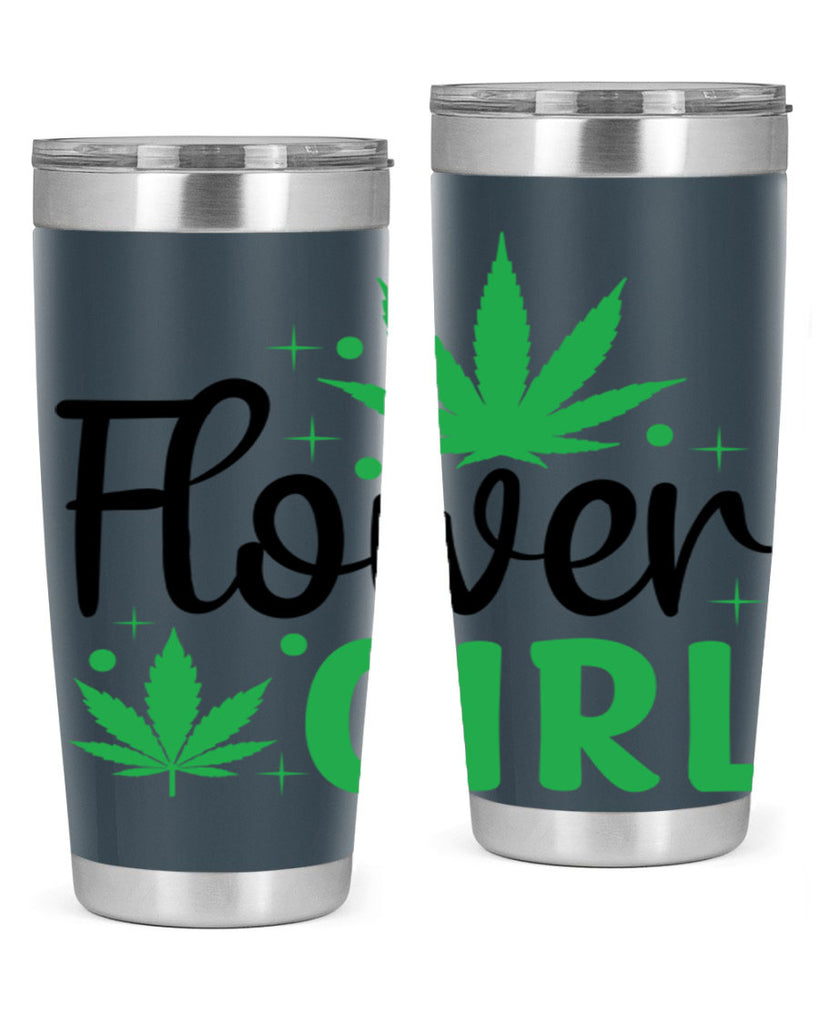 flower girl 83#- marijuana- Tumbler