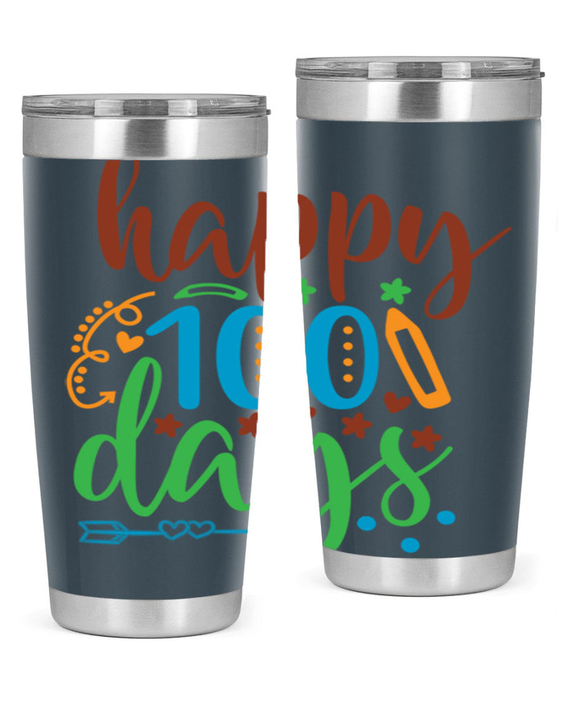 happy 100 days 10#- 100 days of school- Tumbler