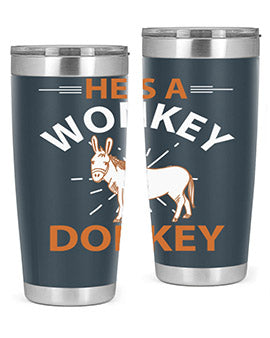 he’s a wonky donkey Style 4#- donkey- Tumbler