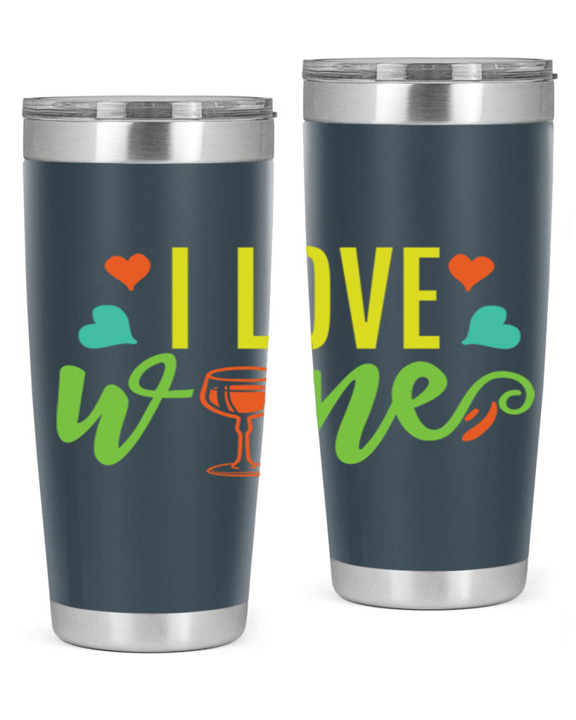 i love wine 401#- mom- Tumbler