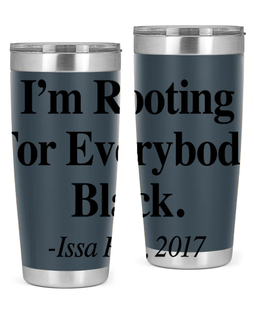 im  rooting for everybody black  109#- black words phrases- Cotton Tank