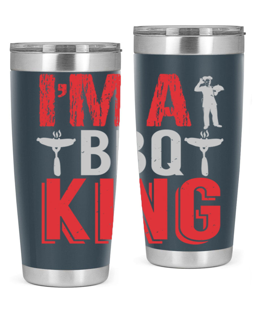 im a bbq king 34#- bbq- Tumbler