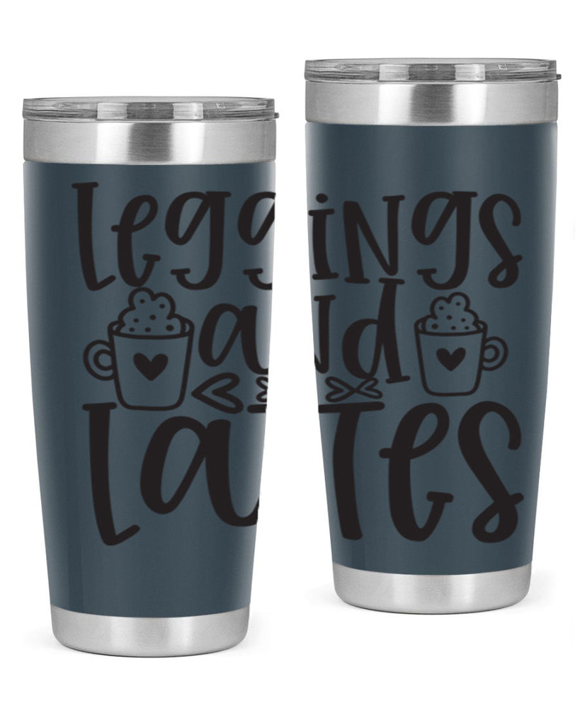 leggings and lattes 389#- mom- Tumbler