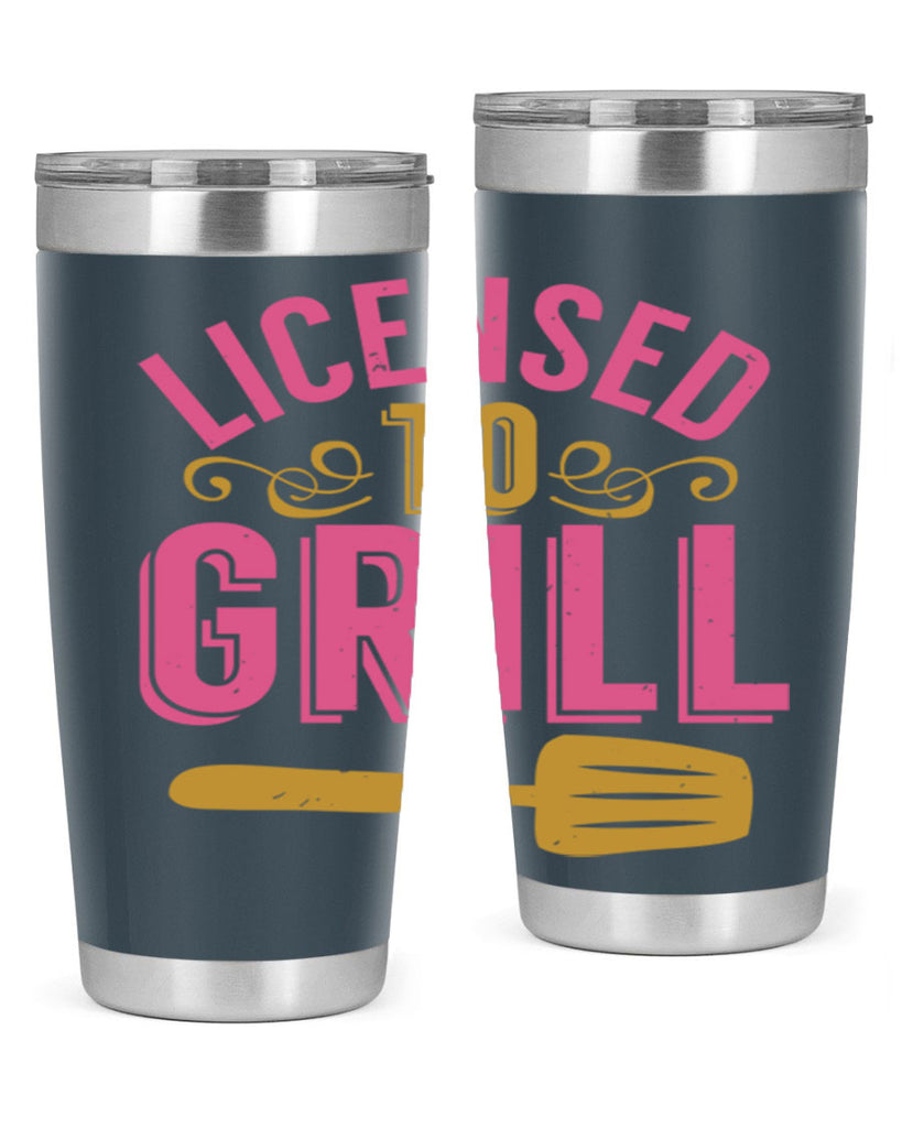 licensed to grill 24#- bbq- Tumbler