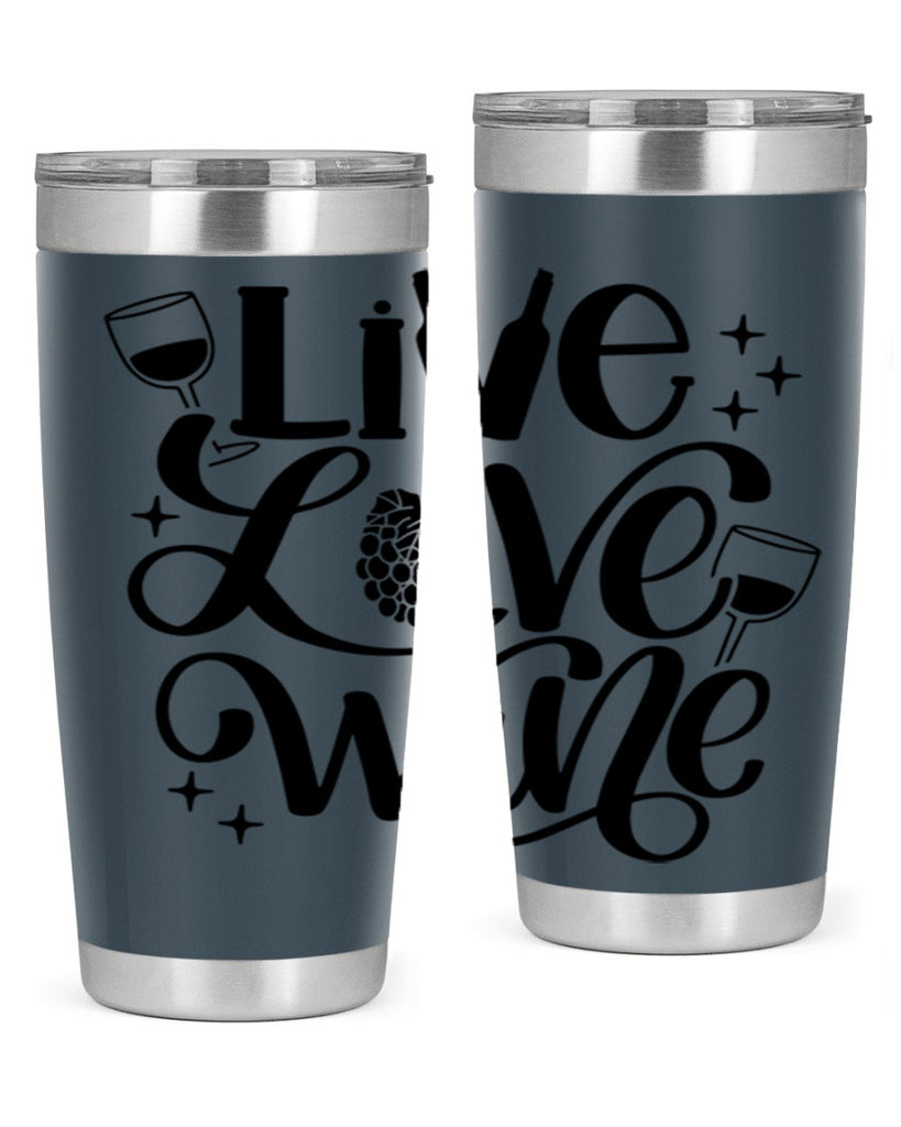 live love wine 43#- wine- Tumbler