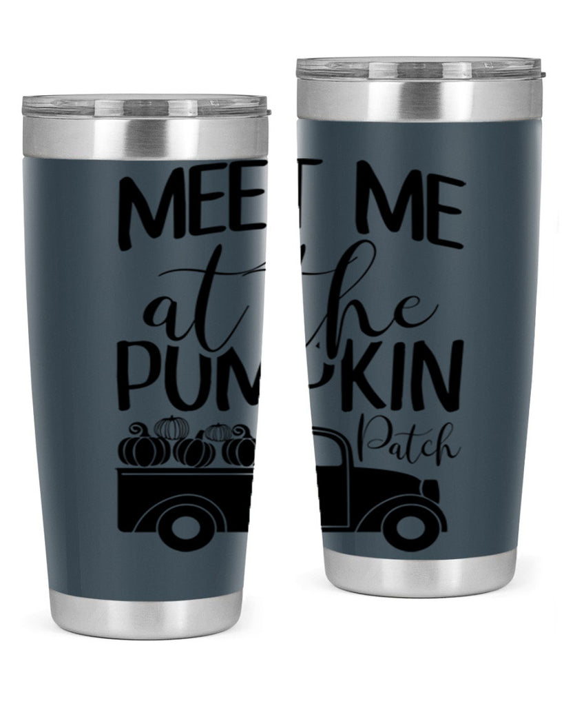 meet me at the pumpkin patch 424#- fall- Tumbler