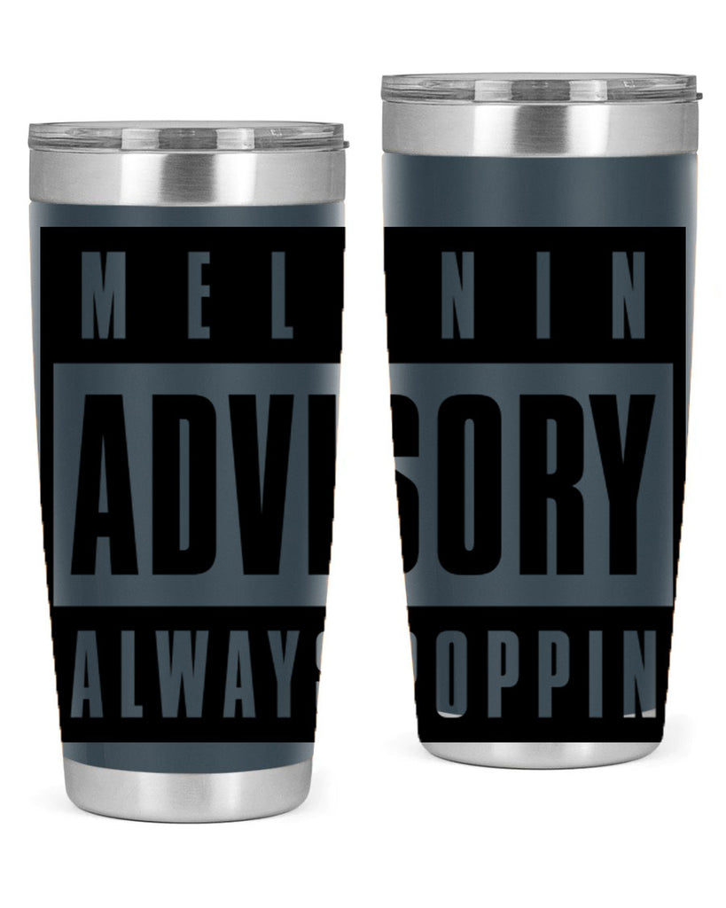 melanin advisory 80#- black words phrases- Cotton Tank