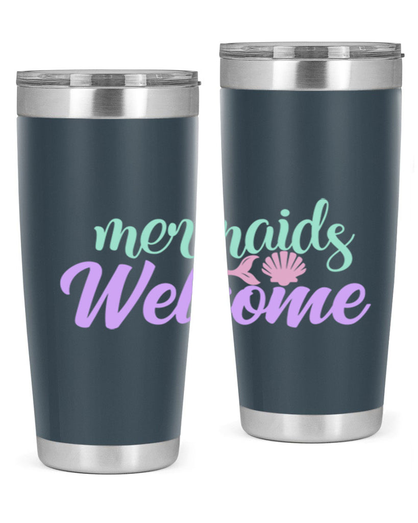 mermaids welcome 6#- mermaid- Tumbler