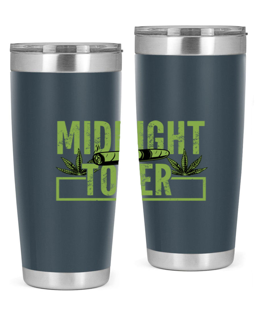 midnight toker 211#- marijuana- Tumbler