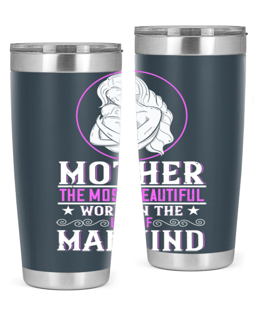 mother the most beautiful word on the lips of mankind 102#- mom- Tumbler