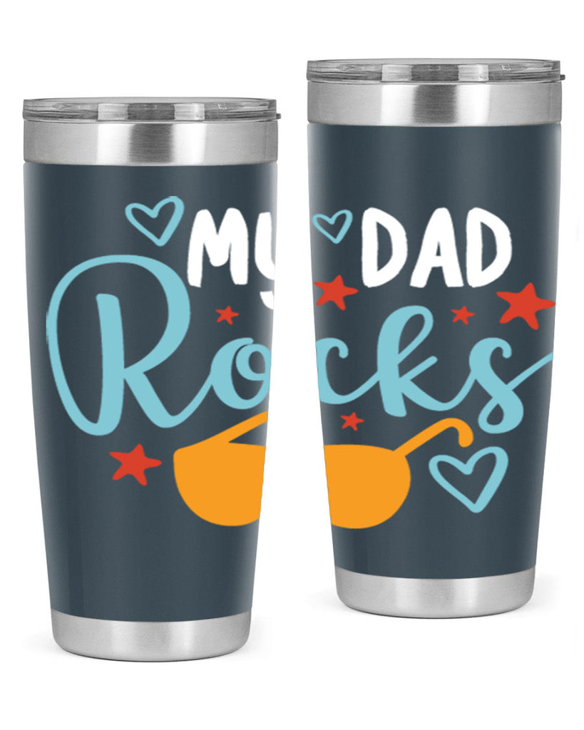 my dad rocks 83#- fathers day- Tumbler