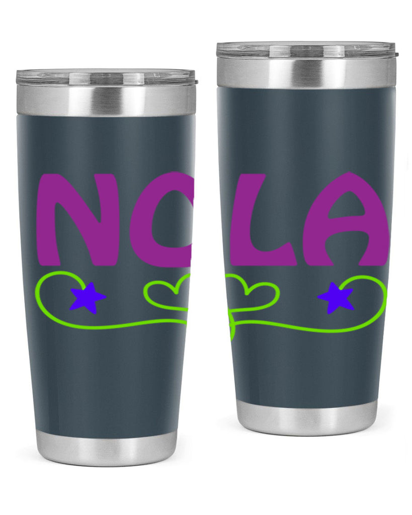 nola 5#- mardi gras- Tumbler