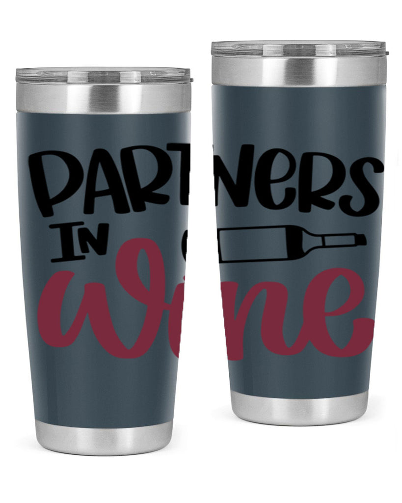 partners in wine 32#- wine- Tumbler