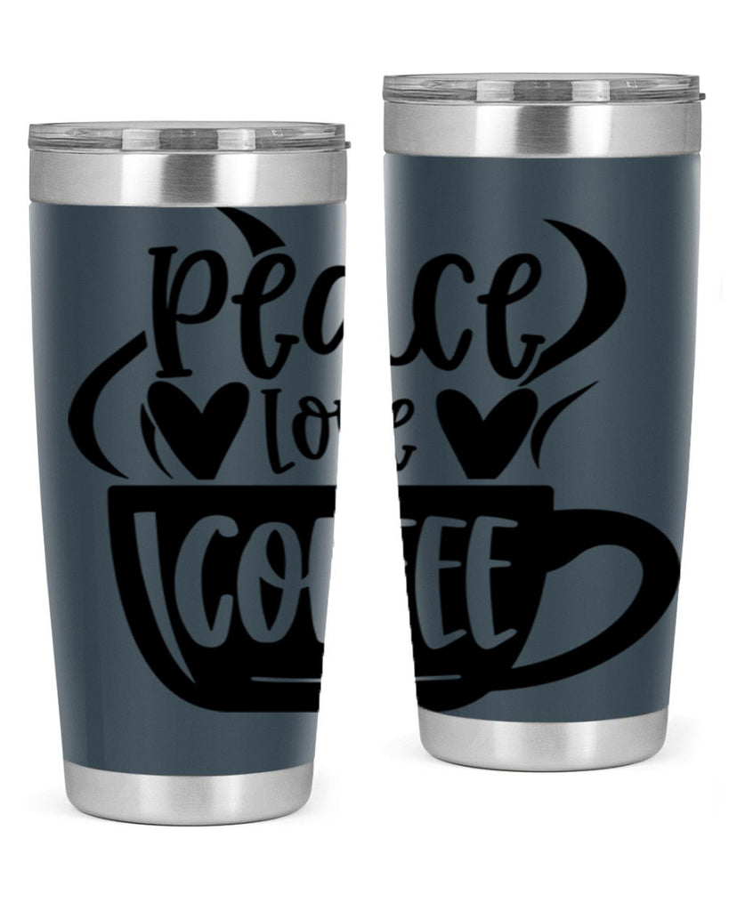 peace love coffee 48#- coffee- Tumbler