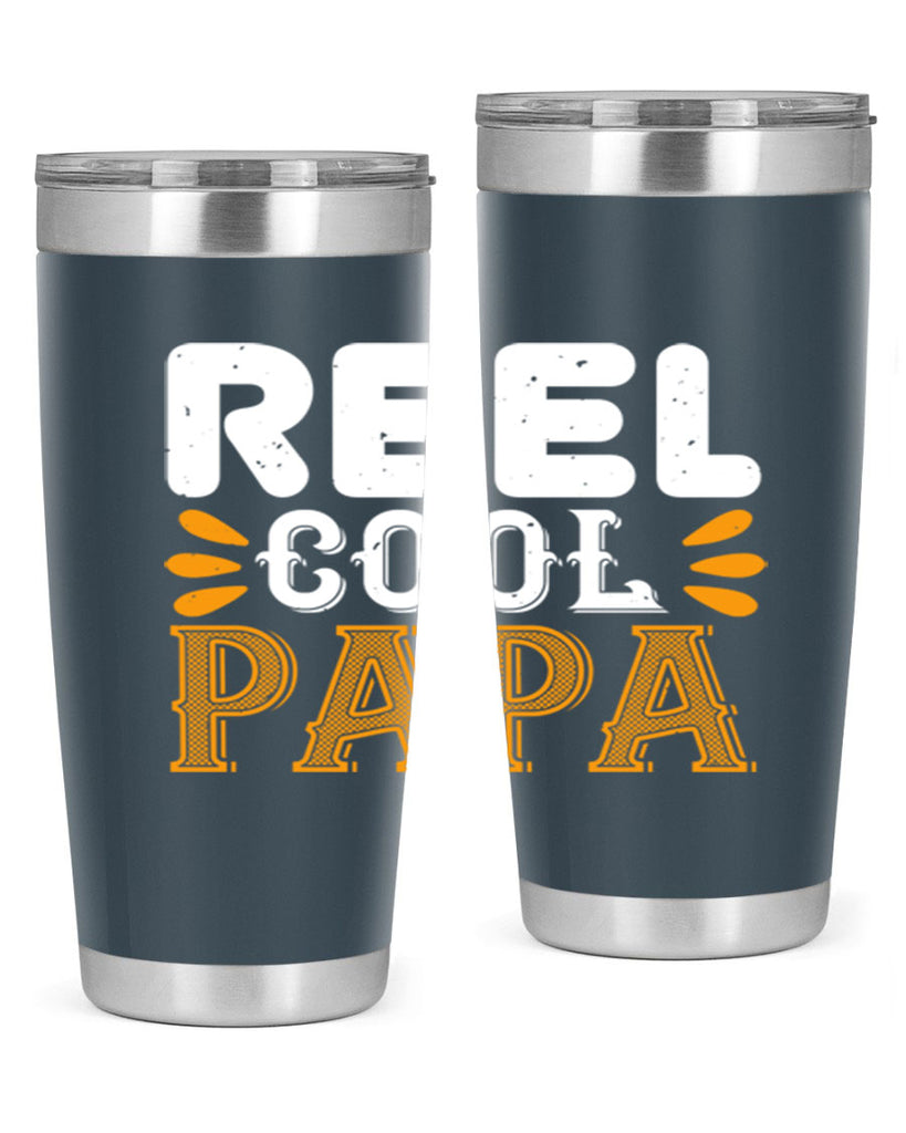 reel cool papa 12#- grandpa - papa- Tumbler