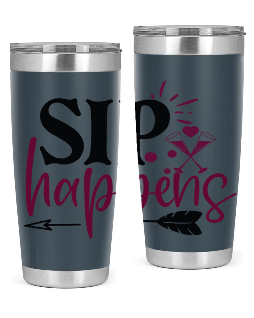 sip happens 164#- wine- Tumbler