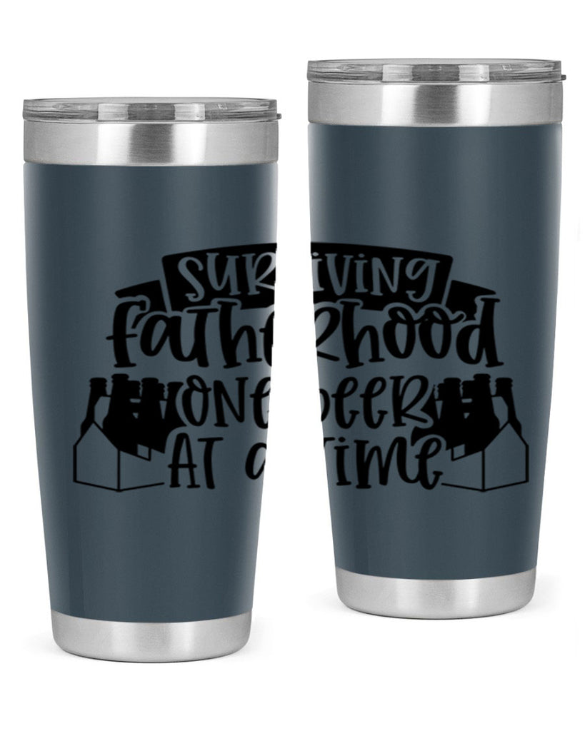 surviving fatherhood one beer at a time 19#- fathers day- Tumbler