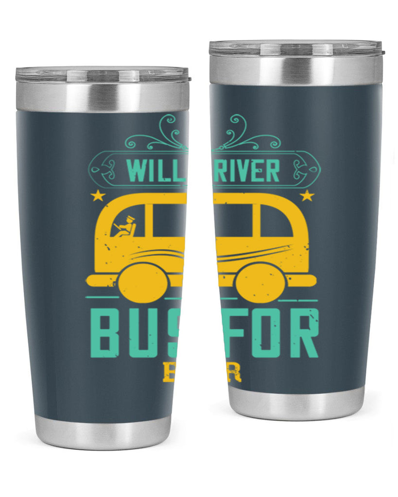 will driver bus for beer Style 6#- bus driver- tumbler