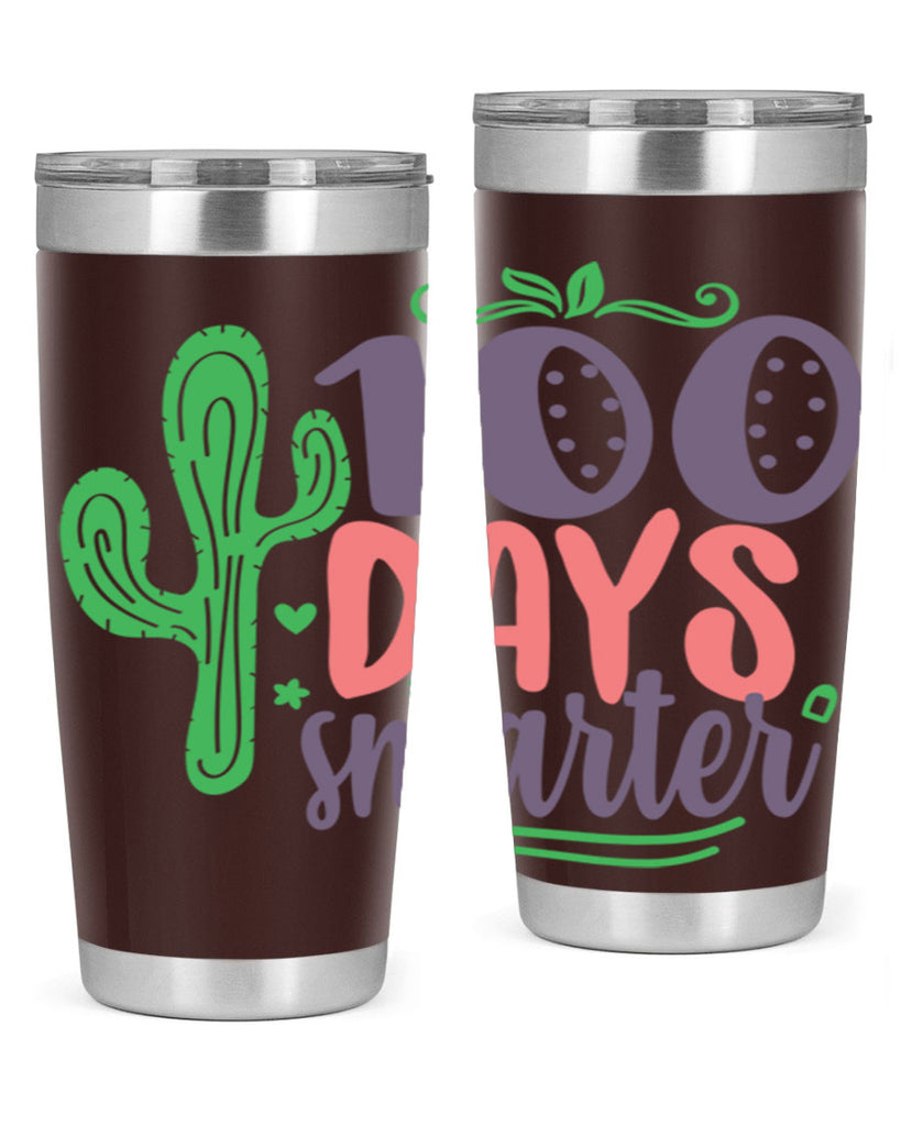 100 days smarterr 23#- 100 days of school- Tumbler