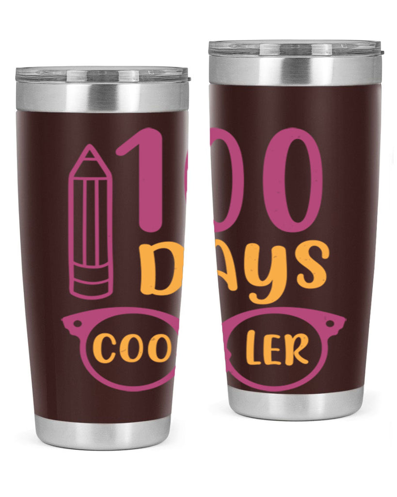 2 days cooler 42#- 100 days of school- Tumbler