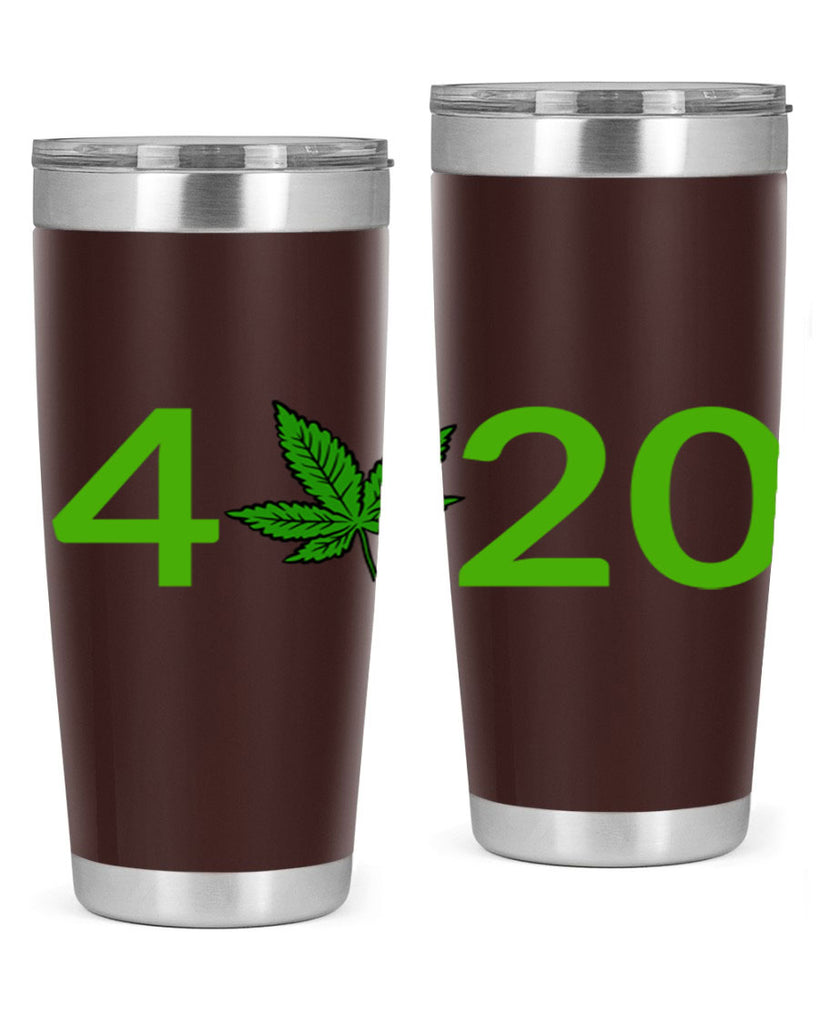 4 cannabis 20#- marijuana- Tumbler