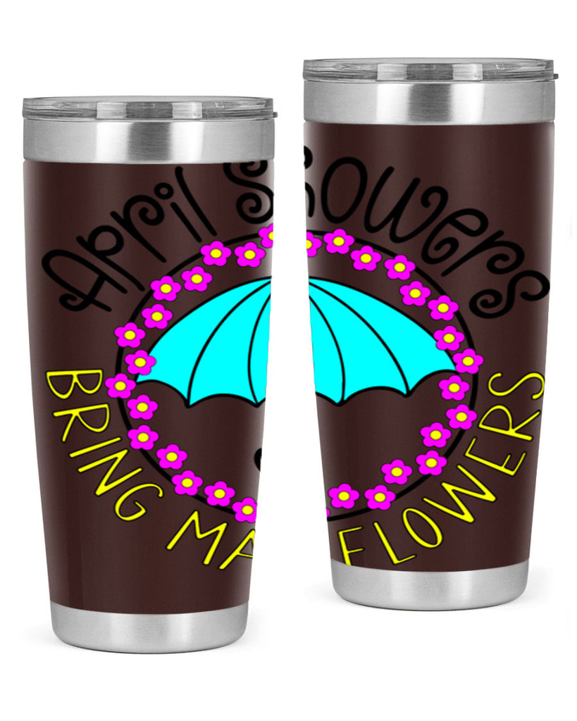 April showers21#- spring- Tumbler