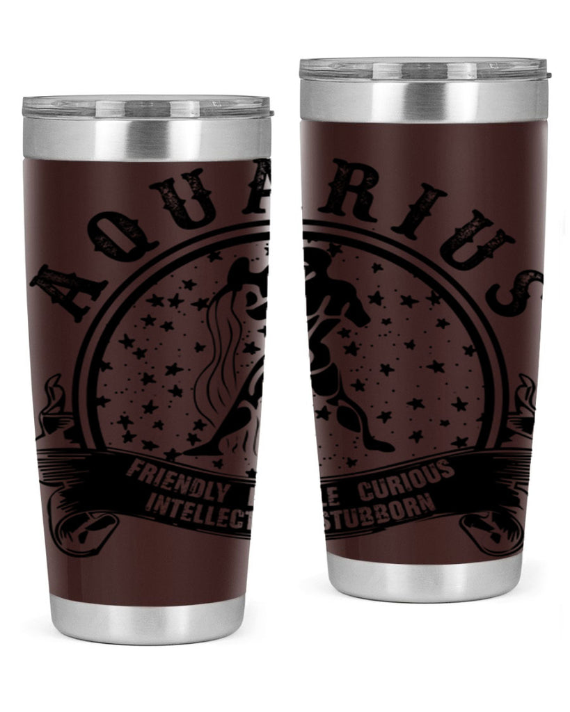 Aquarius 42#- zodiac- Tumbler