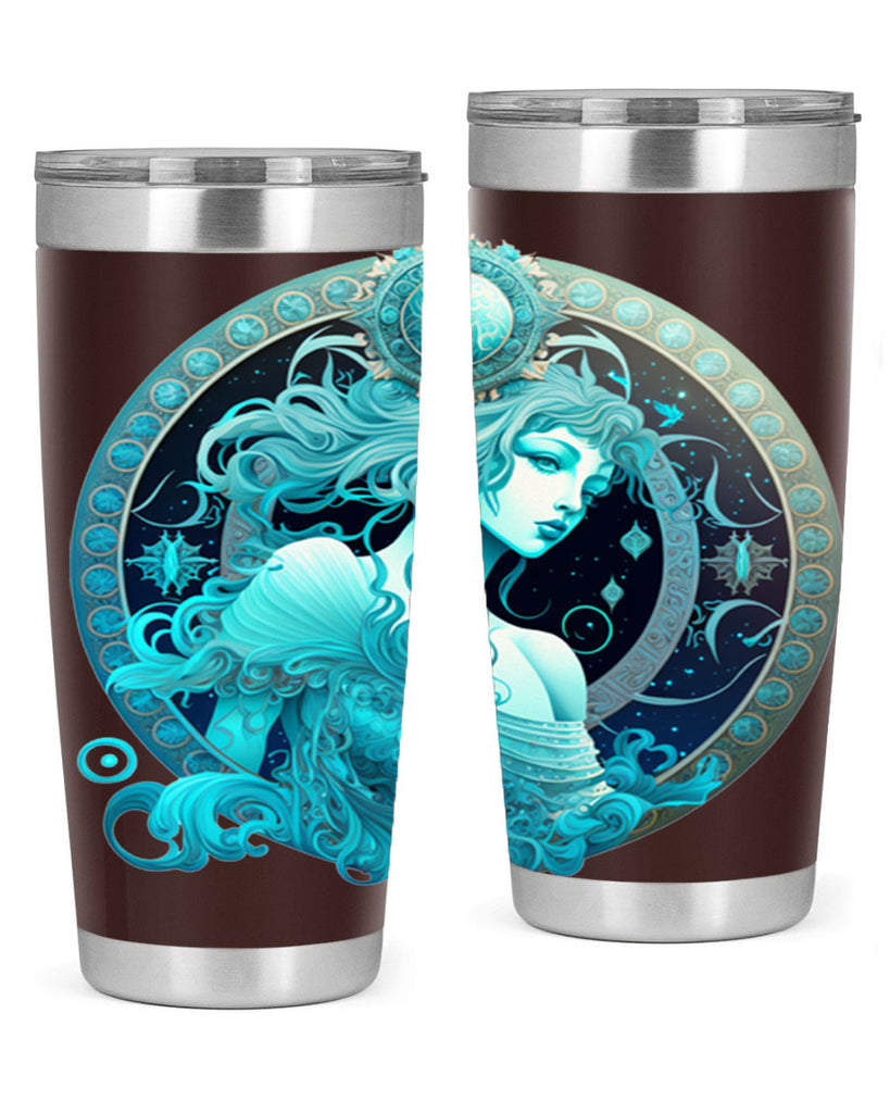 Aquarius 63#- zodiac- Tumbler